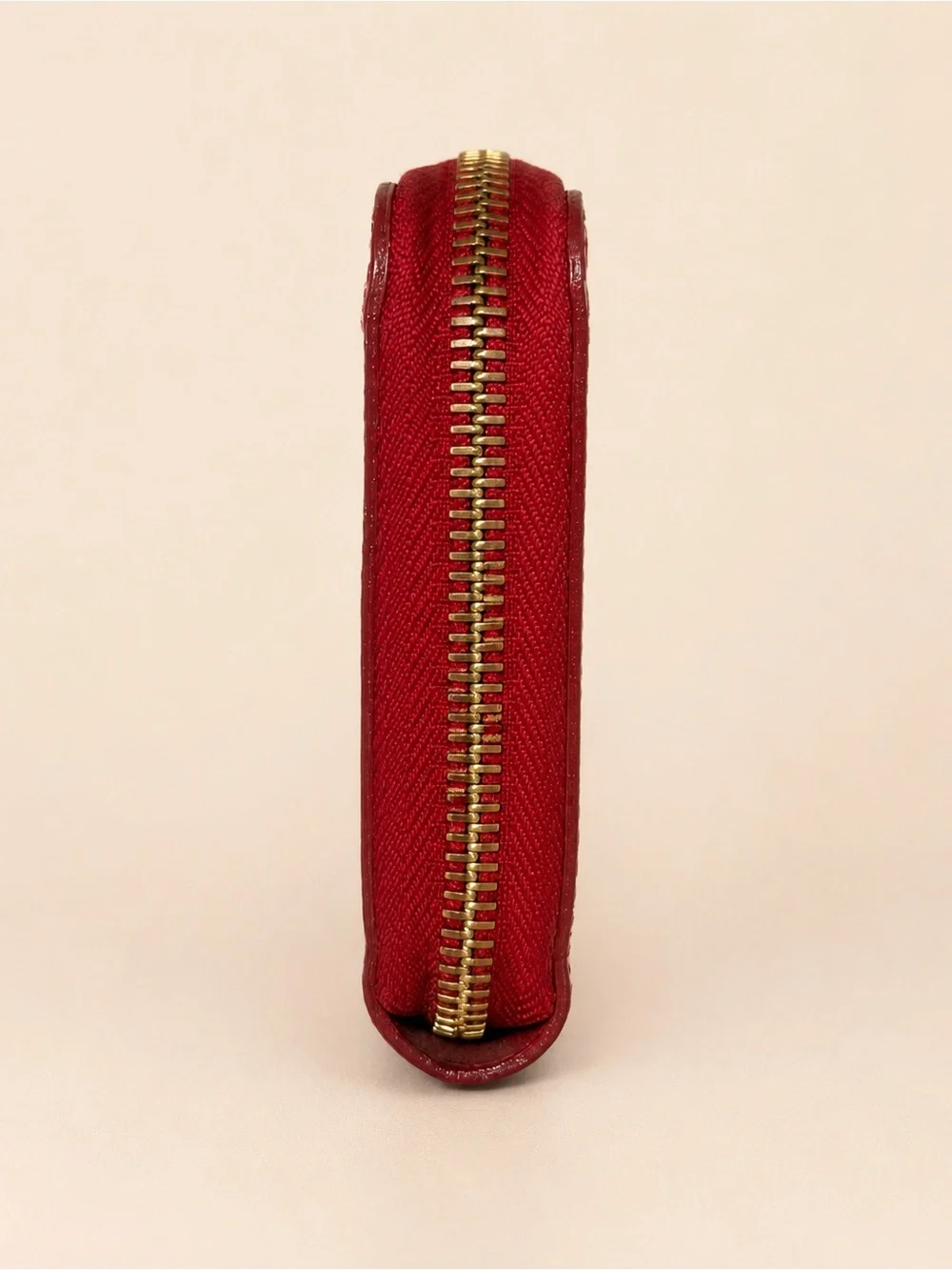 Louis Vuitton Monogram Vernis Zippy Wallet Red w/ Box